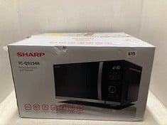 SHARP 25L MICROWAVE IN BLACK (YC-QS254A)-RRP £150