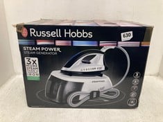 3 X APPLIANCES TO INCLUDE RUSSELL HOBBS STEAM POWER STEAM GENERATOR