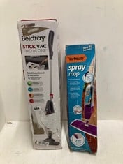 4 X ASSORTED ITEMS TO INCLUDE VORFREUDE SPRAY MOP