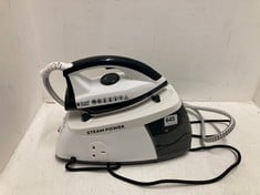 2 X RUSSELL HOBBS PRO STEAM IRON IN BLACK & WHITE-TOTAL RRP £130