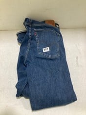 LEVI'S MILE HIGH SUPER SKINNY BLUE JEANS IN SIZE 29