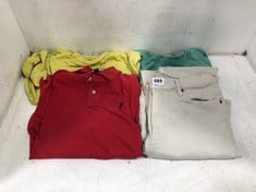 4 X BRANDED CLOTHING ITEMS TO INCLUDE LACOSTE GREEN KNIT SWEATER IN SIZE 6