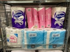 QTY OF ASSORTED TOILET / KITCHEN ROLL TO INCLUDE PPC LIMITED 36 ROLLS OF TOILET PAPER