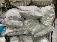 APPROX 5 X ASSORTED BEDDING TO INCLUDE FIRM PILLOW PAIR