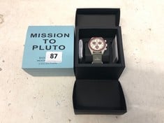 OMEGA X SWATCH COLLECTORS MISSION TO PLUTO WATCH IN RED/WHITE/GREY-RRP £325