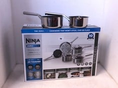 NINJA ZERO STICK STAINLESS 5-PIECE PAN SET-RRP £219