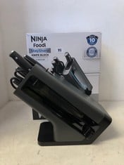 NINJA FOODI STAYSHARP KNIFE BLOCK WITH INTEGRATED SHARPENER 6-PIECE SET RRP- £169 (18+ PROOF OF ID)