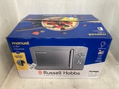 RUSSELL HOBBS MANUAL 20 LITRE MICROWAVE MODEL NO-RHMM827SS