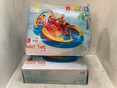 2 X WET SET COLLECTION PLAY CENTRE INFLATABLE POOL