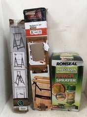 3 X ASSORTED ITEMS TO INCLUDE RONSEAL FENCE SPRAYER