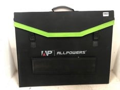 ALLPOWERS SOLAR POWER PANEL RRP- £129.99