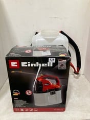 EINHELL EXPERT CORDLESS PRESSURE SPRAYER - MODEL NO. GEWX1875LI-SOLO TO INCLUDE EINHELL POWER EXCHANGE PRESSURE SPRAYER TANK (PARTS)