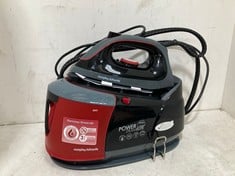 MORPHY RICHARDS STEAM IRON IN BLACK/RED - MODEL NO. 332013 - RRP £195