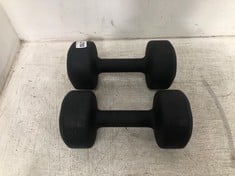 2 X PROIRON ANTI-SLIP NEOPRENE DUMBBELL 10KG WEIGHTS