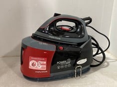 MORPHY RICHARDS STEAM POWER STEAM GENERATOR IRON IN BLACK/RED - MODEL NO. 332013 - RRP £195