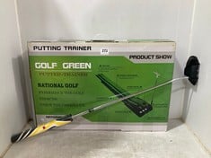 NATIONAL GOLF GREEN PUTTING TRAINER TO INCLUDE MACGREGOR LIGHTWEIGHT STEEL GOLF CLUB