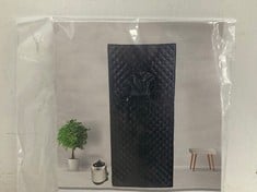 PORTABLE STEAM SAUNA ROOM AND FOLDING CHAIR IN BLACK - RRP £100