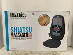 HOMEDICS SHIATSU MASSAGER WITH HEAT - MODEL NO. SBM-179H-GB