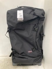 EASTPAK STRANVERZ LARGE ROLLING HOLDALL WITH TSA LOCK TRAVEL LUGGAGE BAG IN BLACK - RRP £120