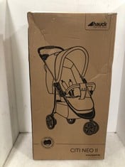 HAUCK CITI NEO II PRAM IN CAVIAR/STONE - RRP £100