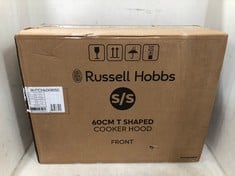 RUSSELL HOBBS CHIMNEY SHAPED COOKER HOOD - MODEL NO. RHTCH600B1SS