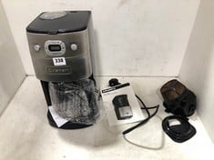 CUISINART GRIND AND BREW AUTOMATIC FILTER COFFEE MACHINE - MODULE O. DGB625BCU - RRP £160