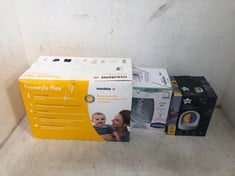 3 X ASSORTED BABY ITEMS TO INCLUDE TOMMEE TIPPEE TIMEKEEPER YOUNG CHILD CONNECTED SLEEP TRAINER CLOCK