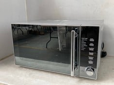 RUSSELL HOBBS COMPACT SILVER DIGITAL MICROWAVE OVEN - MODEL NO. RHM2017