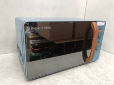 RUSSELL HOBBS SCANDI COMPACT BLUE MANUAL MICROWAVE - MODEL NO. RHMM713BL-N