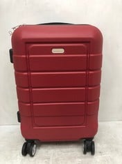 SHOWKOO HARDSHELL SUITCASE IN RED