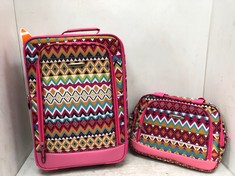 ROCKLAND SET OF 2 TRAVEL CASES IN MULTI COLOURED