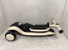 KINDERKRAFT HALLEY SCOOTER IN WHITE/BLACK