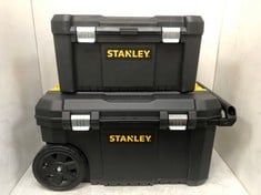 STANLEY ESSENTIAL CHEST TOOL BOX TO INCLUDE STANLEY TOOL BOX (MISSING HANDLE)