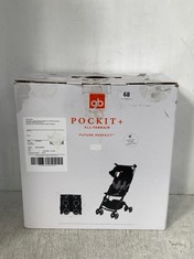 GB GOLD POCKIT+ ALL-TERRAIN FUTURE PERFECT STROLLER VELVET BLACK RRP- £184