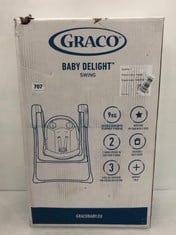 GRACO BABY DELIGHT SWING IN PARADE - MODEL NO. 1H95PRDEU