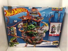 HOT WHEELS CITY ULTIMATE GARAGE ROBO T-REX MULTI LEVEL MULTI PLAY