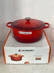 LE CREUSET SIGNATURE ROUND CASSEROLE/OVEN 8.1L 30CM RRP- £253