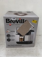 BREVILLE ONE-TOUCH COFFEEHOUSE ESPRESSO, CAPPUCCINO AND LATTE MAKER - VCF107 - RRP £220