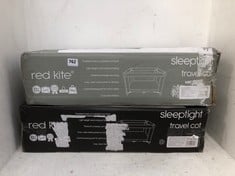 2 X REDKITE SLEEPTIGHT TRAVEL COTS