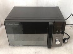 RUSSELL HOBBS COMPACT BLACK DIGITAL MICROWAVE - MODEL NO. RHM2076B