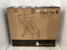 BABYJOGGER CITY TOUR 2 DOUBLE PUSHCHAIR PITCH BLACK RRP- £509