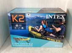 INTEX EXPLORER K2 INFLATABLE KAYAK RRP- £114.99