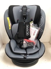 ROOCLE 360 CAR SEAT IN GREY/BLACK - RRP £149