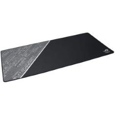 2 X ASUS ROG SHEATH BLACK MOUSE PAD | EXTRA LARGE GAMING SURFACE MOUSE PAD | PIXEL PRECISE TRACKING | ANTI-FRAY STITCHED EDGES & NON-SLIP RUBBER BASE (35.4 X 17.3 INCHES).