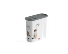 3 X BEEZTEES CURVER 23 LITRE CAT FOOD CONTAINER.