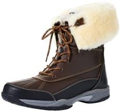 RHINEGOLD UNISEX BOOTS-12-(46)-BROWN RHINEGOLD ARCTIC BOOTS 12 46 BROWN, BROWN, SIZE EU46 UK.