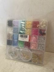 21 X PACLS OF ASSORTED CLAY BEADS.