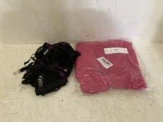 BOX OF X30 ASSORTED WOMAN’S CLOTHING TO INCLUDE PINK JUMPER.