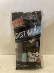 25 X WEIGHT LIFTING WRIST WRAPS.