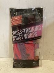 25 X PINK WEIGHT LIFTING WRIST WRAPS.